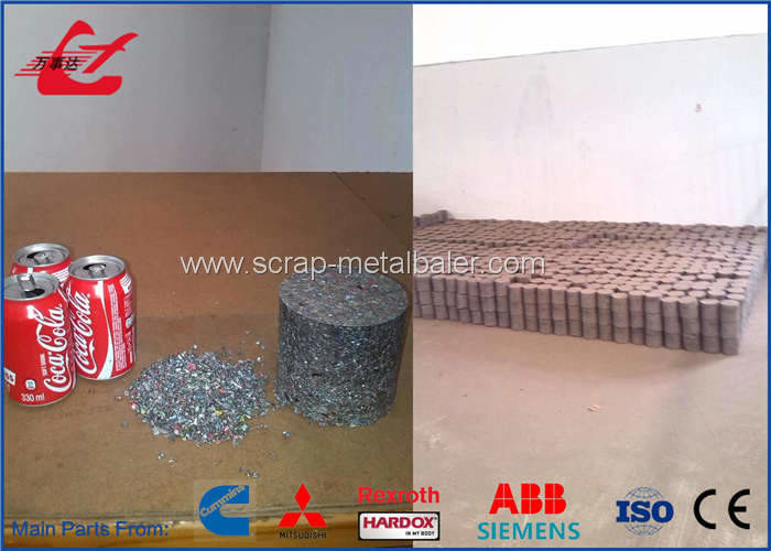 Metal Briquetting Machines For Press Aluminum Sawdust / Metal Chips / Copper Sawdust