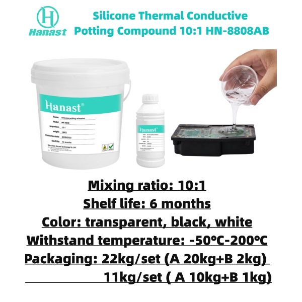 Electrical Insulation Silicone Potting Compound For Power Modules And Inverters