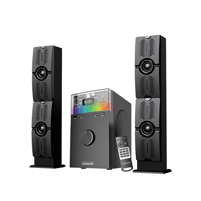 Multimedia Computer RGB Speaker 2.1 Subwoofer Home Theater System With 50W Output Power