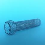 Nitinol Mesh Esophageal Stent Atraumatic Ends Coated With Introducer System