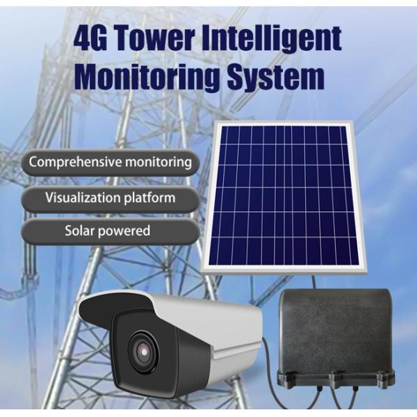 MTK6739 Processor 12W 4G Wifi Security Camera 18000mah Wire Tower