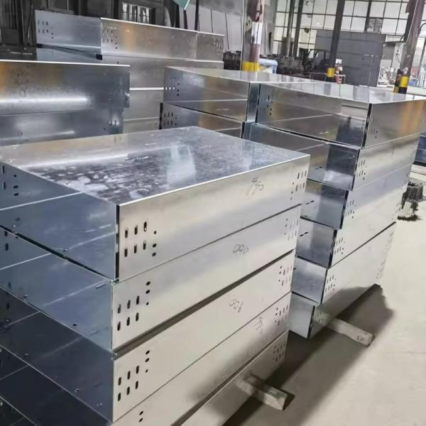 Galvanized Medium Duty Load Capacity Trough Cable Trays CE Certified
