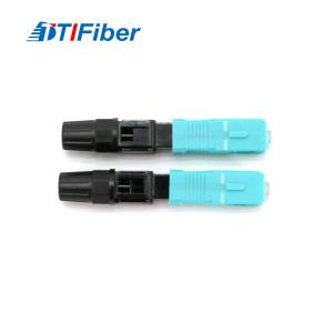 Quality FTTH Multimode SC OM3 OM4 Fiber Optic Fast Connector for sale