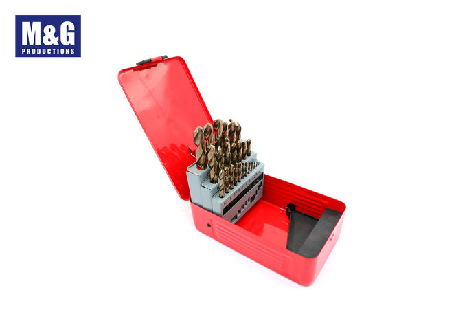 Drill Bits Set High Strength DIN338 25PCs Drill Bit Sets