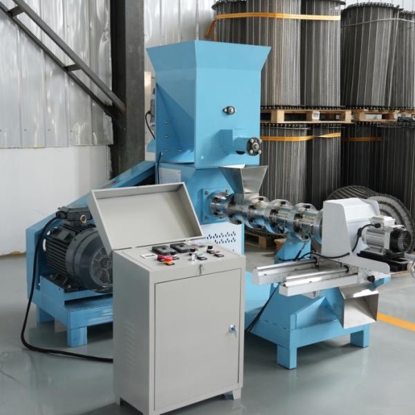 Floating Fish Feed Mill Pellet Extruder Making Machine