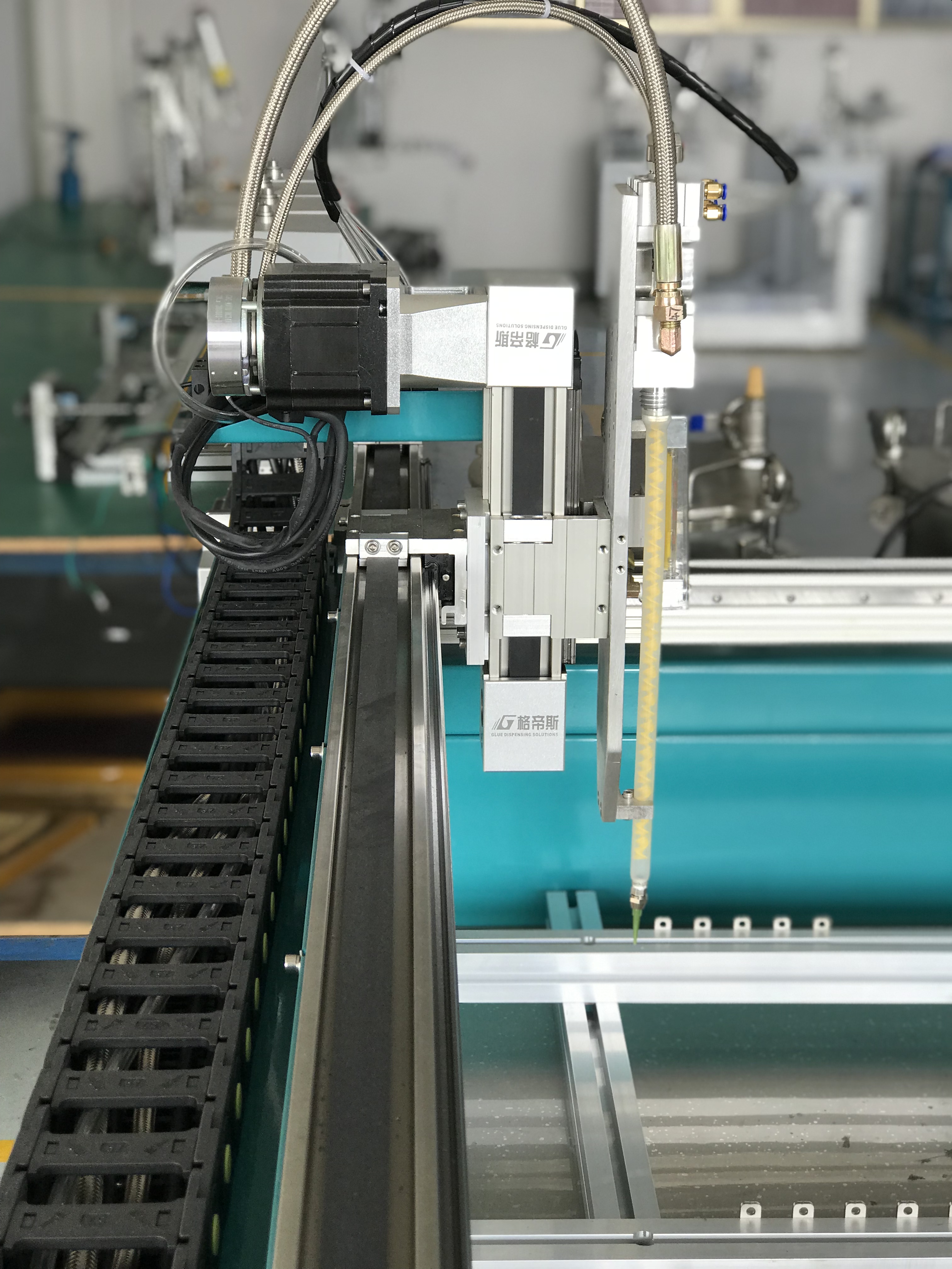 2K glue potting machine used for electric touthbrush charger