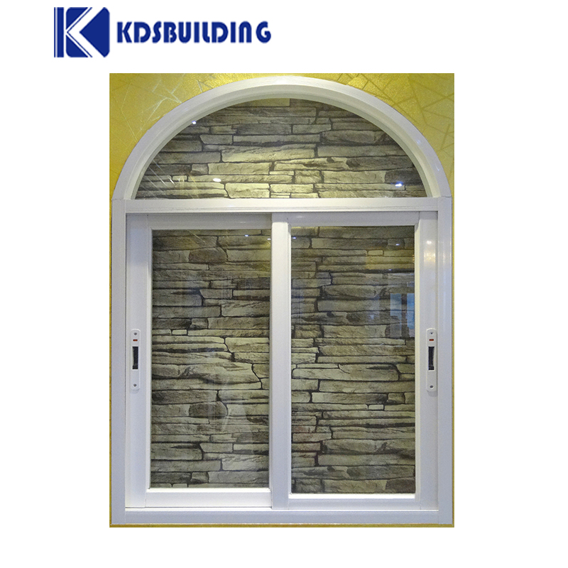 KDSBuilding Double Glaze Temper Glass Windows Design Arch Aluminum Sliding Window