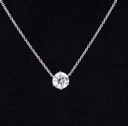 Synthetic HPHT CVD Lab Grown Diamond Jewelry Necklaces VS Clarity