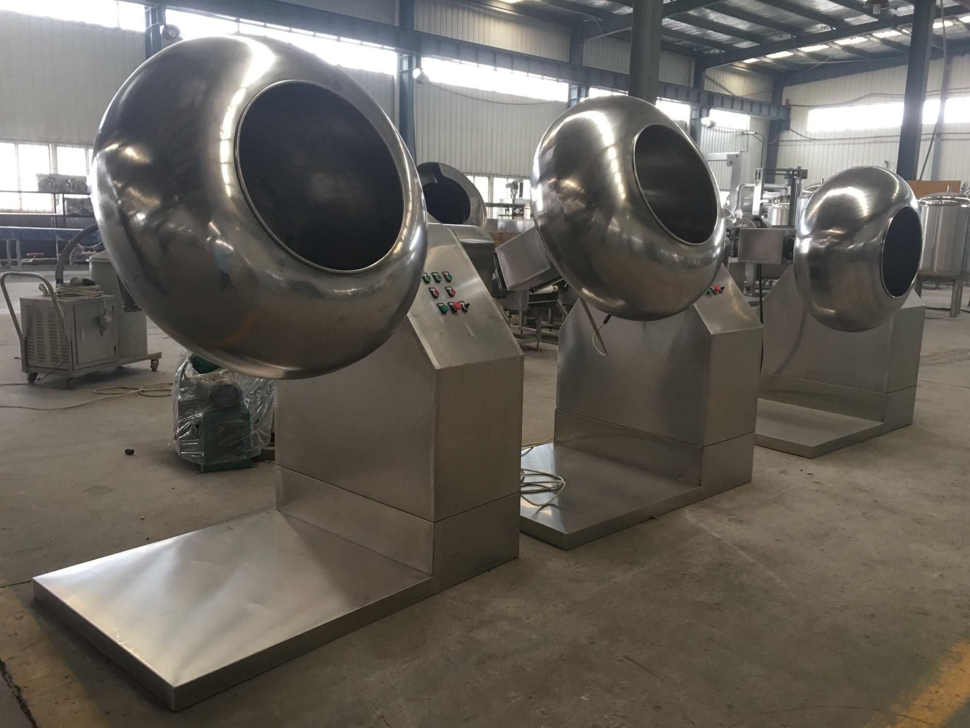 Quality Ball Shaped Peanut Coating Machine For Flavored Coated Peanuts Making for sale