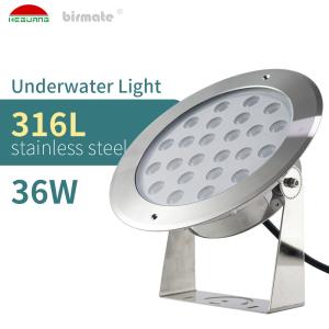 Quality IP68 36W Waterproof Led Underwater Light 3200lm With ERP for sale