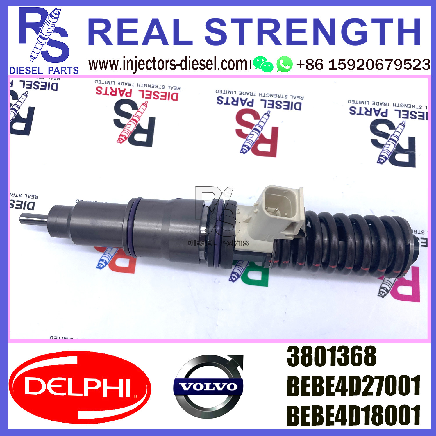 BEBE4D27001 DELPHI Fuel Injector BEBE4D18001 3801368 For V-O-L-V PENTA MD13