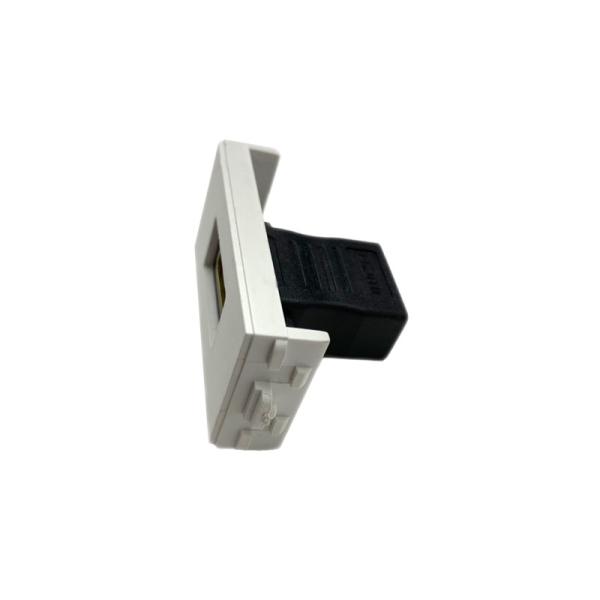 High definition HDTV straight peen module socket faceplate accessories