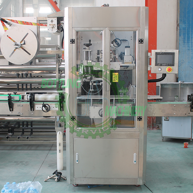 Automatic Servo Drive Touch Screen Sleeve Shrink Can Bottle Labeling Machine