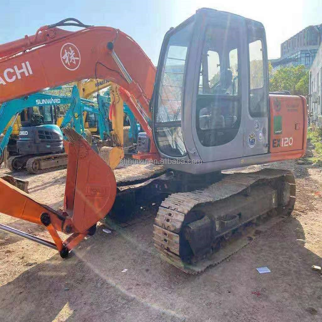 Hitachi in stock Best selling Hitachi EX120 second hand Hydraulic crawler excavator/Used digging machine Hitachi EX120 Cheap price