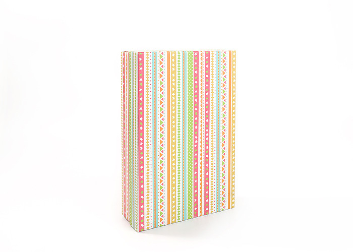 Silk Packaging Apparel Packaging Box With Lids Colorful Cardboard