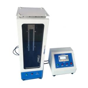 Quality ASTM D6413 Textile Fabric Burning Testing Machine Flame Retardant Tester 25 Degree for sale