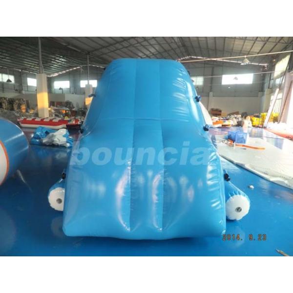 Durable Inflatable Floating Iceberg For Climbing , Kids Inflatable Climbing Mountain