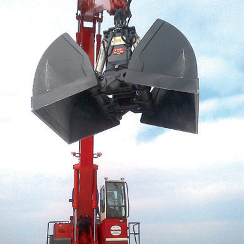Standard Size 0.4 Cubic Meters Clamshell Bucket For Excavation