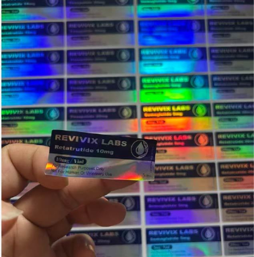 Reconstitution Solution pharmaceutical glass vials labels 10ml Vial Labels