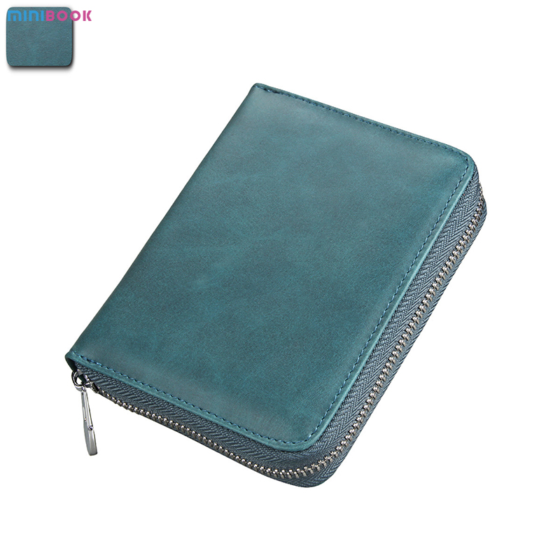 Large Capacity ID Credit Card Holder Organ Zipper Coin Purse for Men and Women Sample