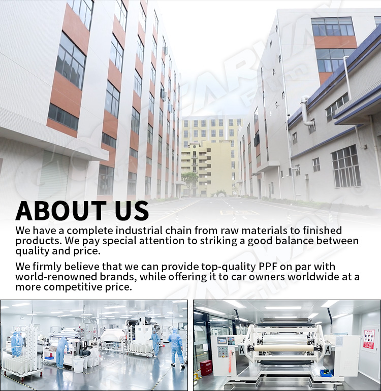 7.5Mil TPU PPF Car Paint Protection Film Self-Healing Clear Matte 10YR Warranty