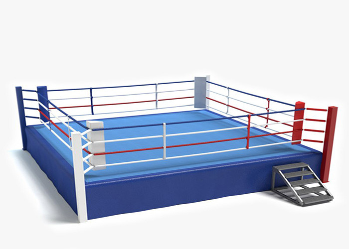 Steel Post Boxing Exercise Equipment Raise Boxing Ring Complete Set Installs