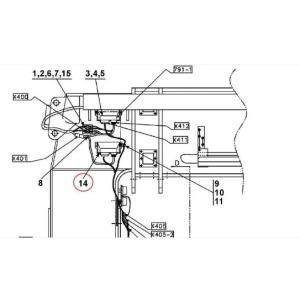 Automated Control Rectangle Spreader Controller Kalmar Reach Stacker Parts