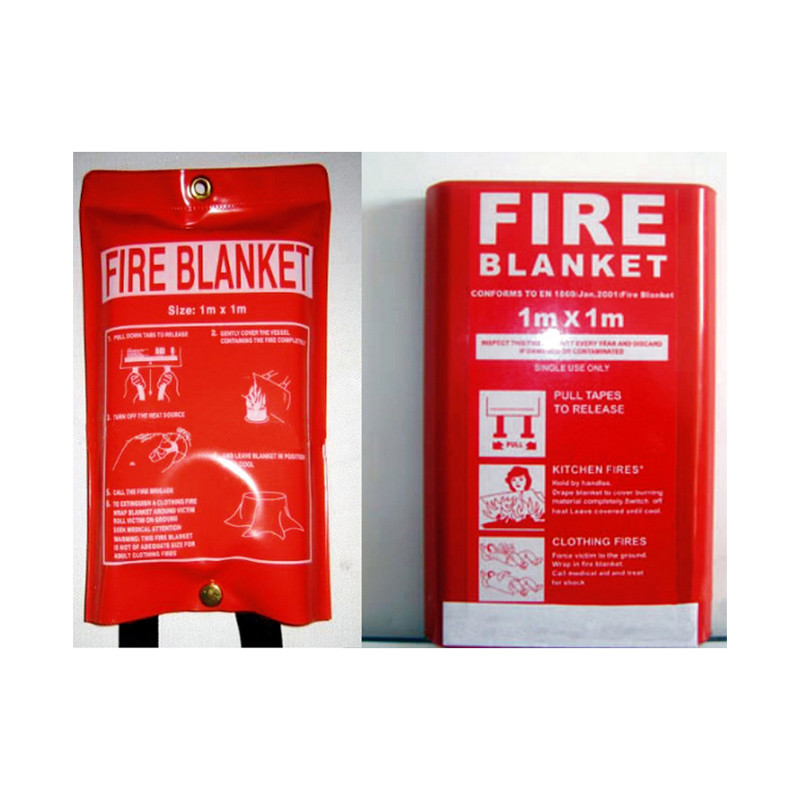 Fire Fighting First Aid Supplies Emergency Kitchen Reusable Fire Blanket Multiple Sizes