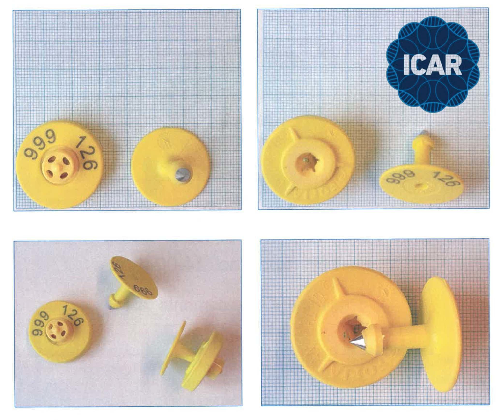 FULL ICAR ET908 RFID Ear Tag for Animal ID with BLE Reader Support ISO11784/5 Unshared ICAR Code