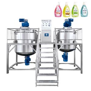 Quality Liquid Soap Making Machine Price Homogenizer Mixer Blender Mixing Paste Products for sale