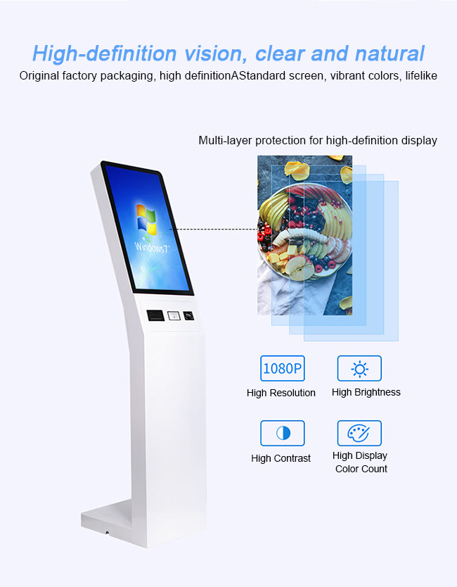 Privacy-Focused Self-Ordering Kiosk with Opaque Screen for Sensitive Transactions