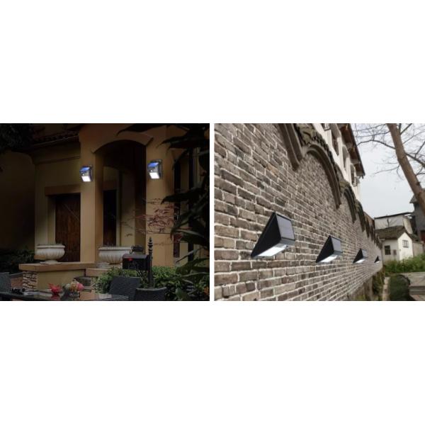 Wall Mounted Solar LED Flood Lights / Outdoor Solar LED Sensor Wall Lights For Path