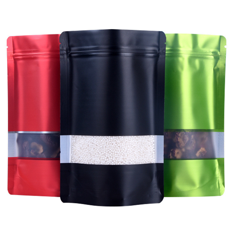Heat Seal Salt Packaging Bag , 12*20cm k Foil Bags With Window