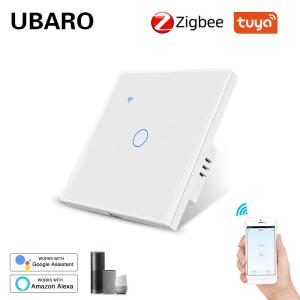 UBARO 86 Type Smart Tuya Zigbee Switch App Remote Control Support Google