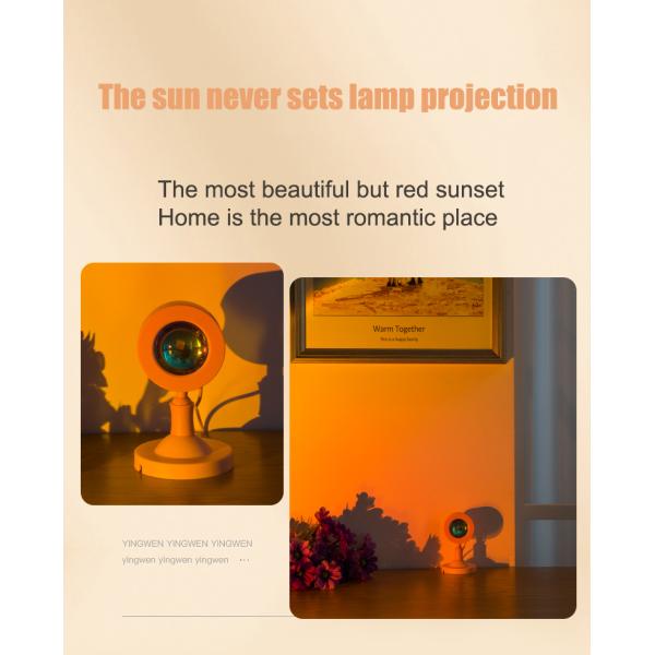 Multiple Colors Changing USB DC5V Sunset Rainbow Lamp