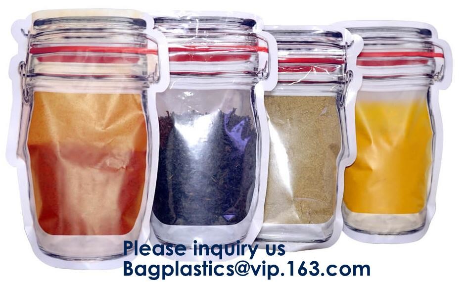Glossy Laminate Zipper Bag Aluminum Foil Flat Pouch Bag Matte Finish Aluminum Foil Compostable Doypack