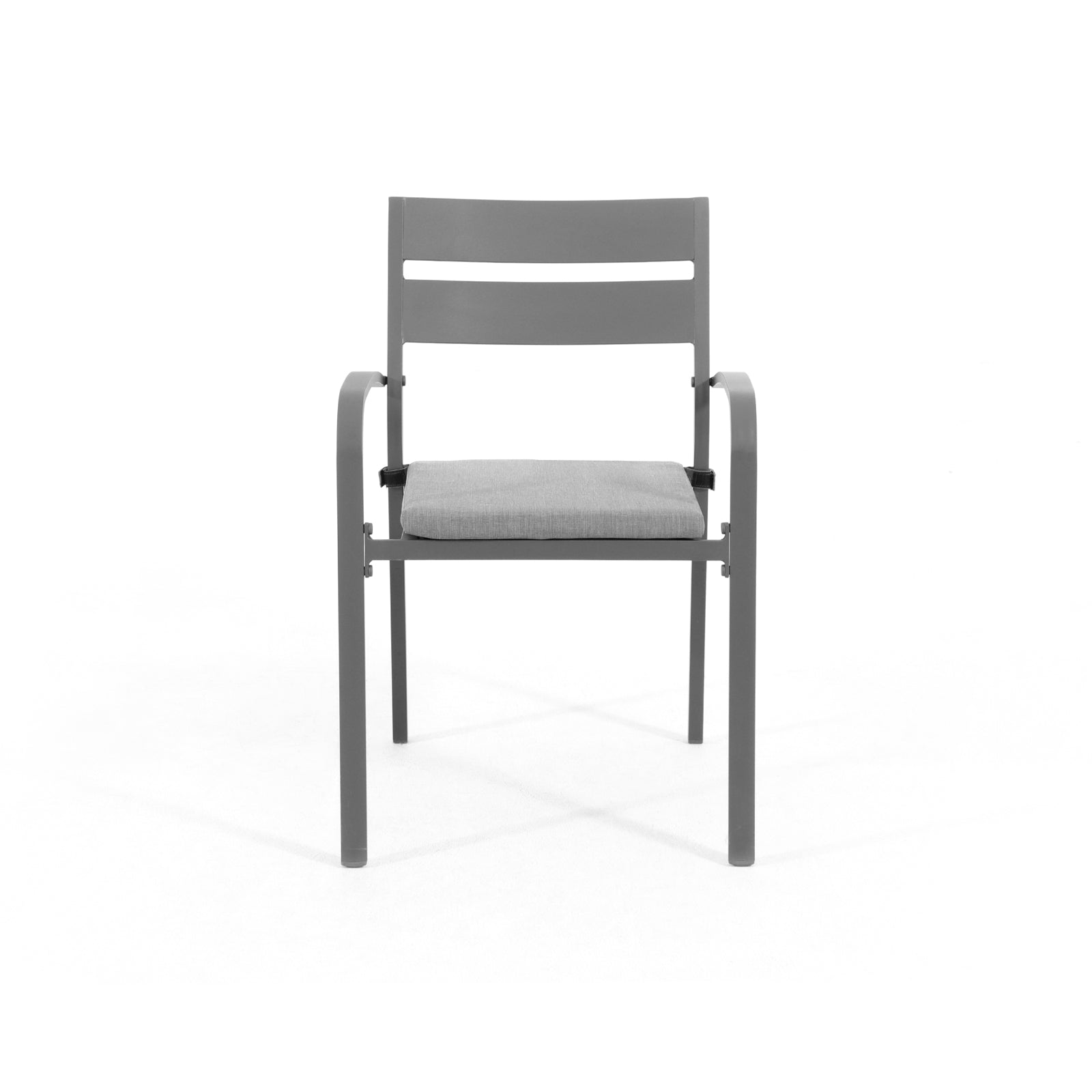 AJUNION X Shape Outdoor Dining Set for Restaurant 76"D x 36"W x 30''H Table Size