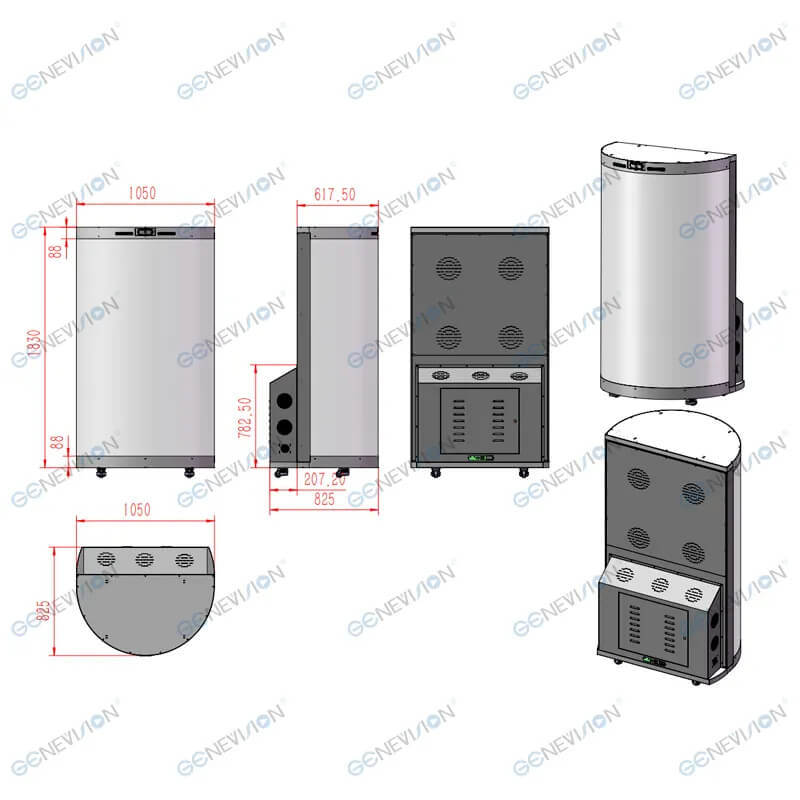 75 Inch 3D Holographic Transparent Showcase All In One Digital Human Display Android AI Touch Screen Kiosk For Commercial Exhibition Real Estate