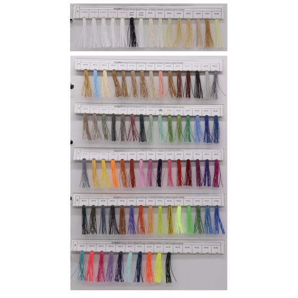 Pattern Waxed 12g Round Wax Hand-sewn Leather High Strength Polyester Thread Eco-Friendly