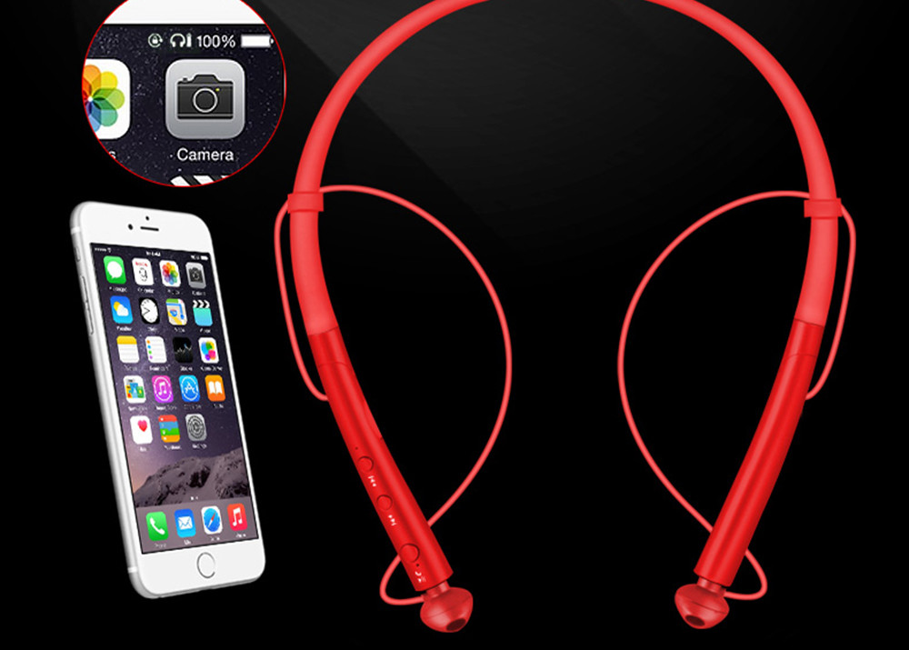 IPX5 Magnetic Sports Wifi Bluetooth Headphones In Ear For Running Hiking Biking