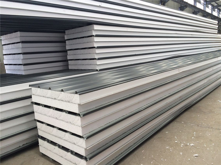 Ppgi Pu Sandwich Panel Production Line Linewall Roll Forming Machine 03 - 0.8mm