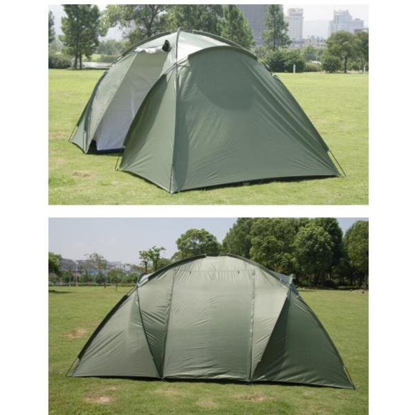 Double Rooms One Hall Extended Dome Camping Tent Backpacking Camping Tent(HT6069)