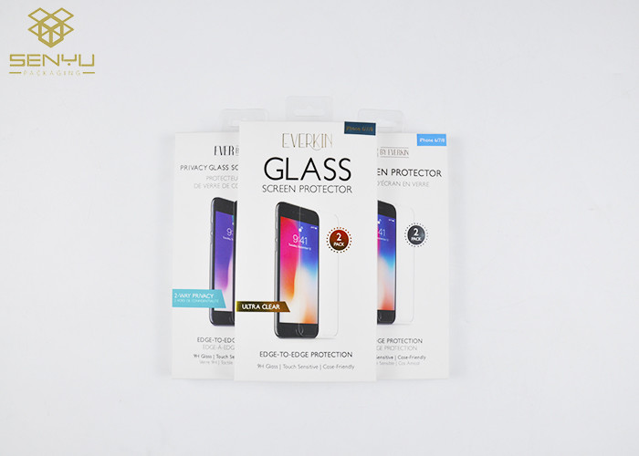 Kraft Paper Tempered Glass Screen Protector Retail Case