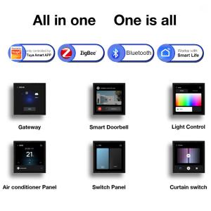 4inch Smart Home Touch Screen Panel Multimedia Interconnection Function
