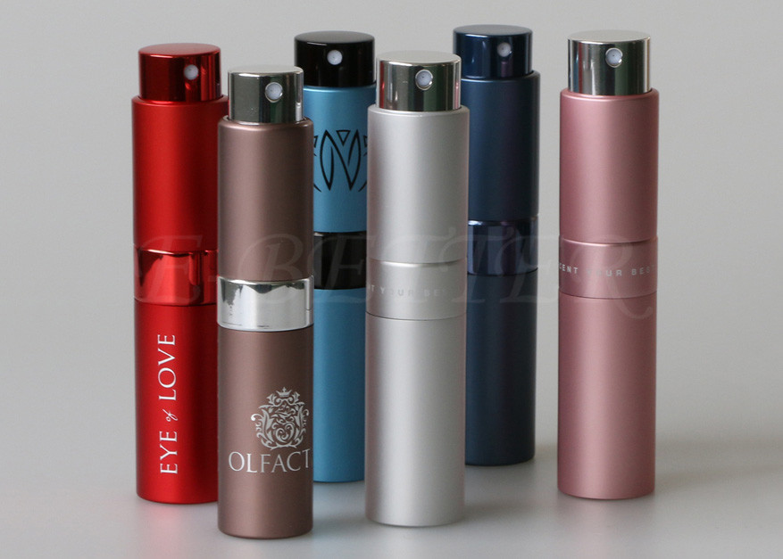 Empty 8 Ml Portable Twist And Spritz Atomiser Refillable With Glass Container