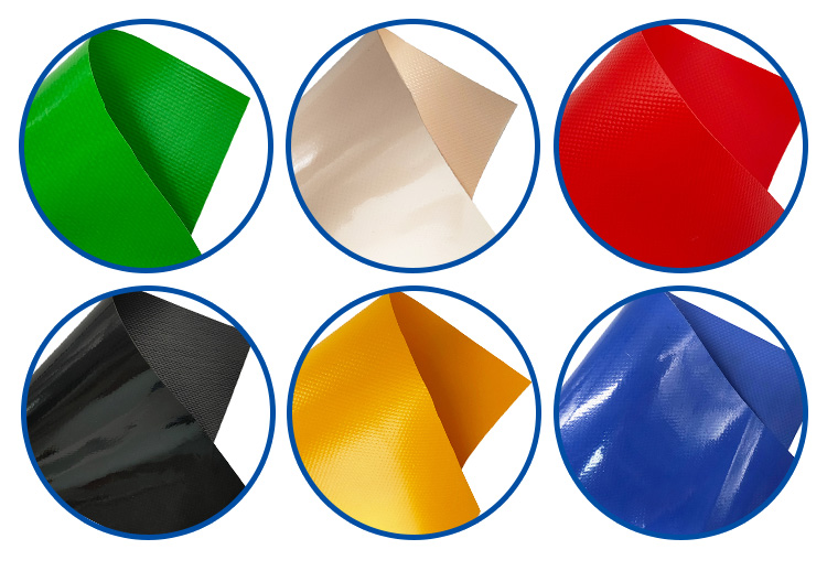 Plain PVC Coated Fabric Unique Flatbed Outdoor 20x20 PVC Coated Tarpaulin Steel Tarps