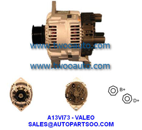 Quality 439065 A13VI73 NA467 - VALEO Alternator 12V 110A Alternadores for sale
