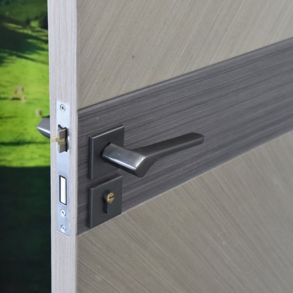 Fireproof Solid Core Plywood Interior Doors Safe, Durable Bedroom Timber Doors