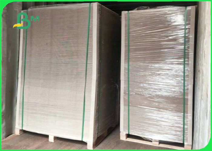70 * 100cm 0.6mm 0.8mm 1.0mm Rigid Uncoated Grey Board For Notebook Covers