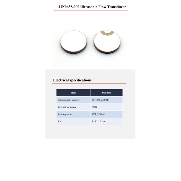 HN0635 Piezoelectric Ceramic Element piezo Ultrasonic Transducer Plate